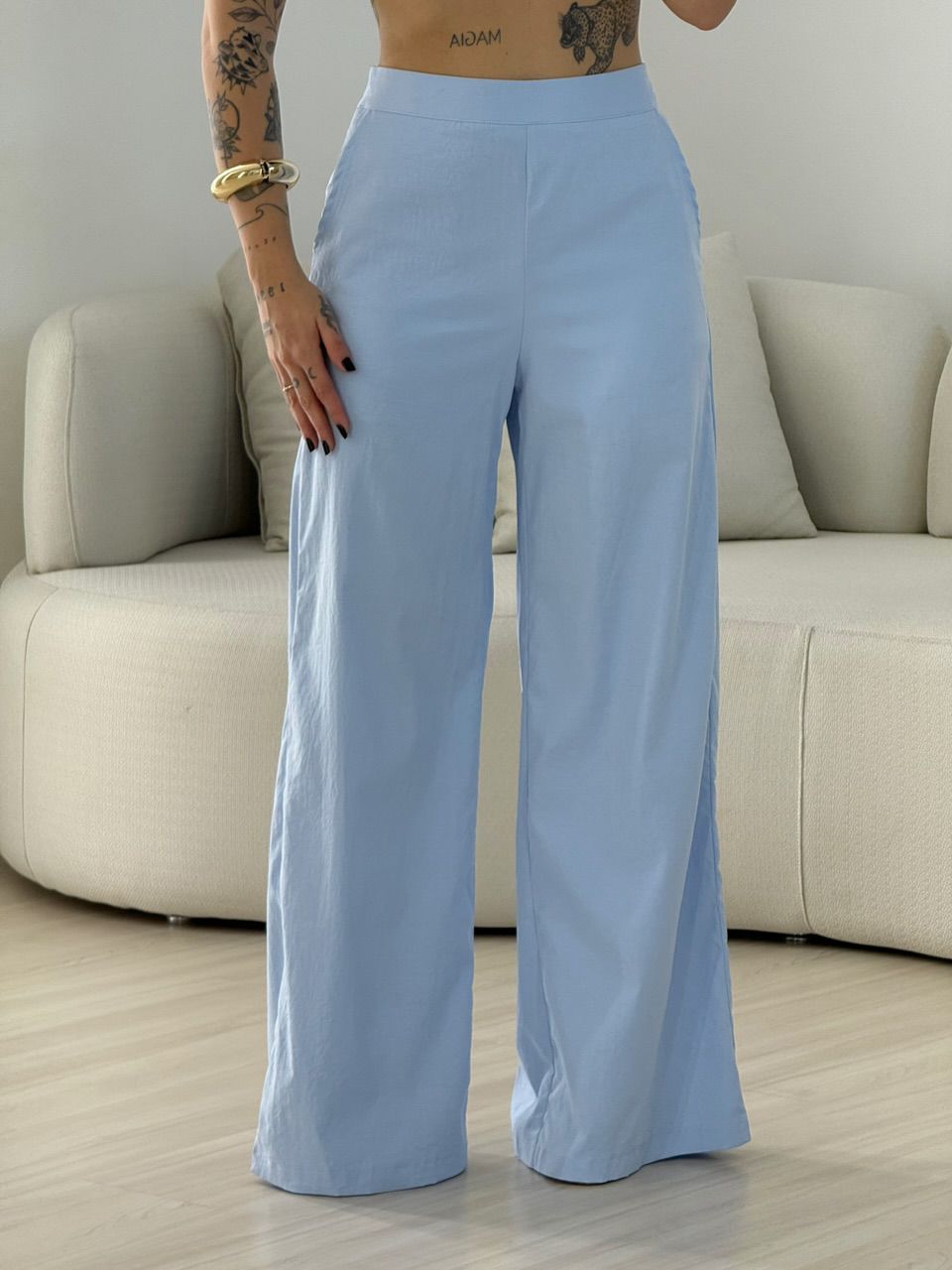 CONJUNTO ZURI NULA MANGA BABY BLUE