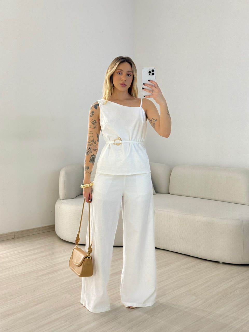 CONJUNTO ZURI NULA MANGA OFF - 0067930048 - CAROLLA FERRARO