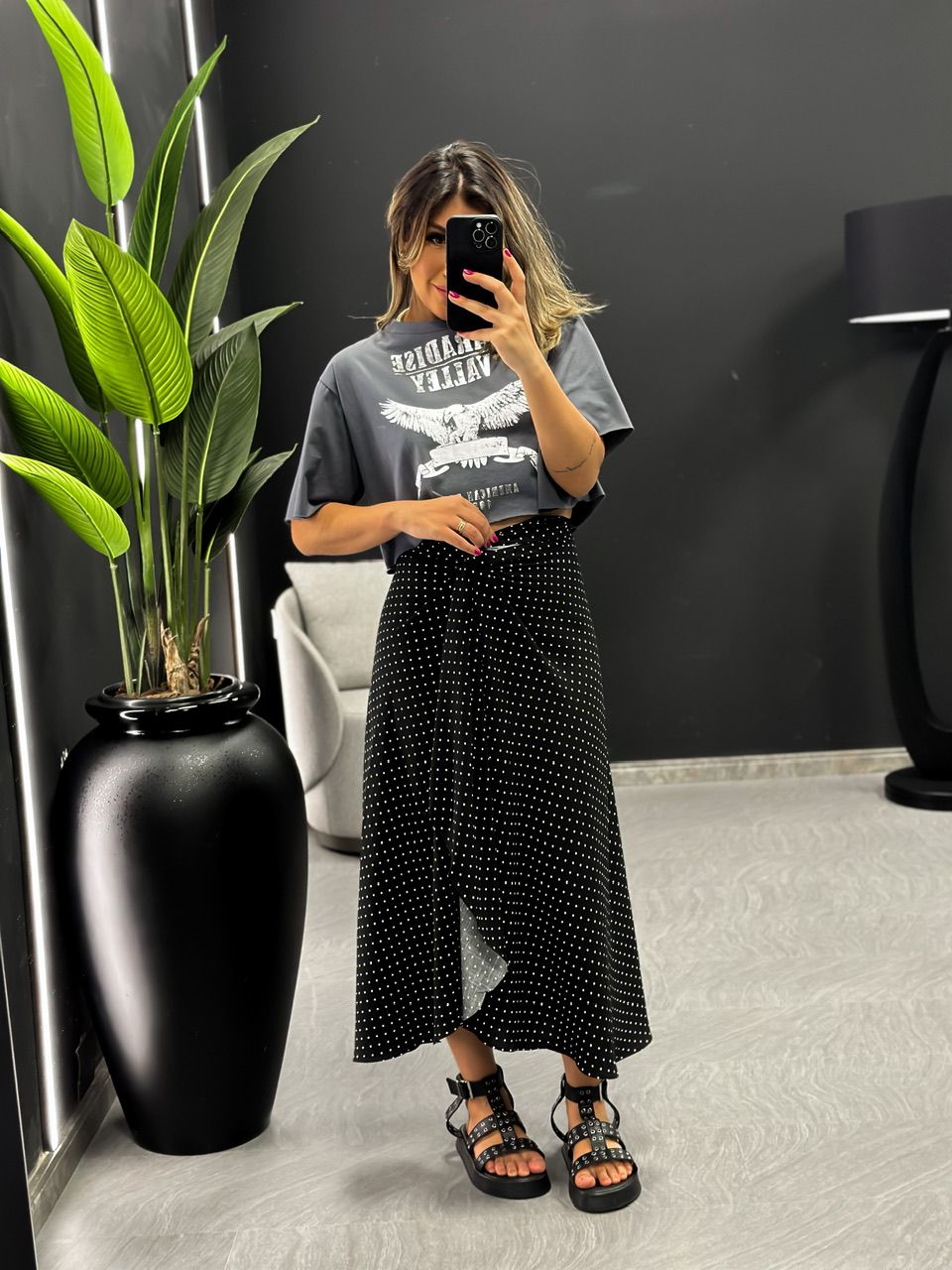 CROPPED PARADISE CINZA