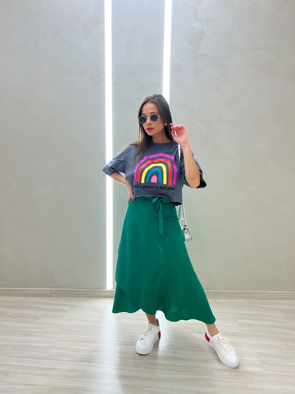 SAIA SOFI ENVELOPE VERDE
