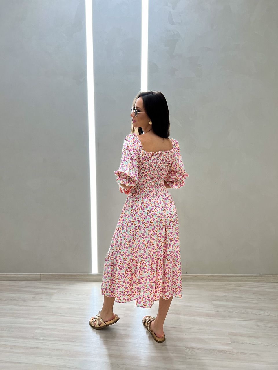 VESTIDO MAÍSA FLORAL OFF
