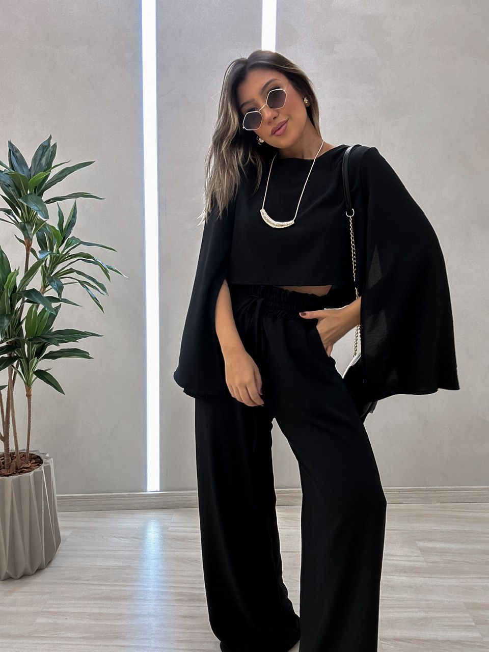 BLUSA MARIA FLOR CF PRETA