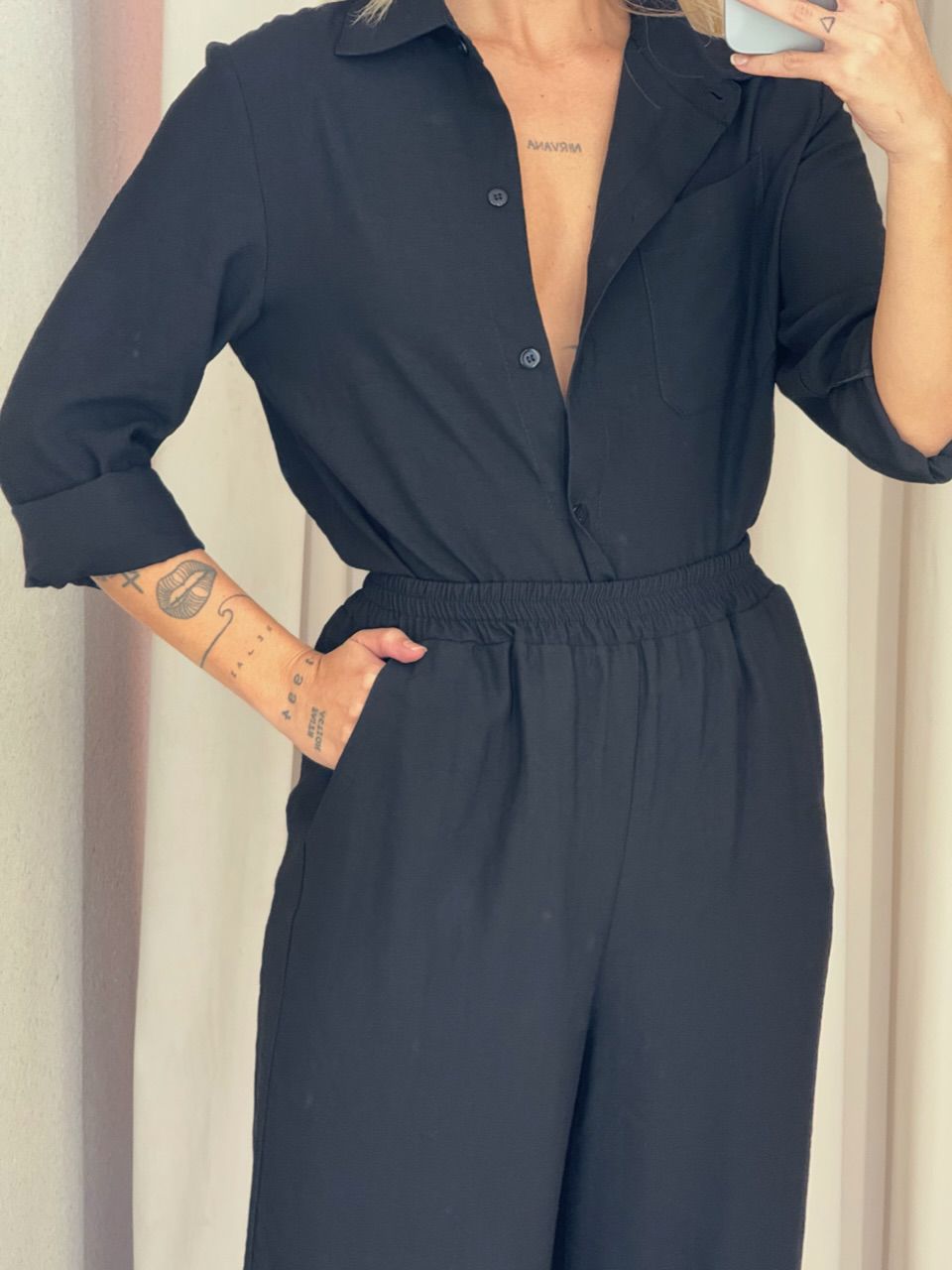 CONJUNTO CORA CALÇA PRETO