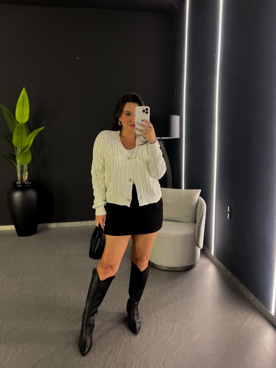 CONJUNTO LAÍS TOP CARDIGAN OFF