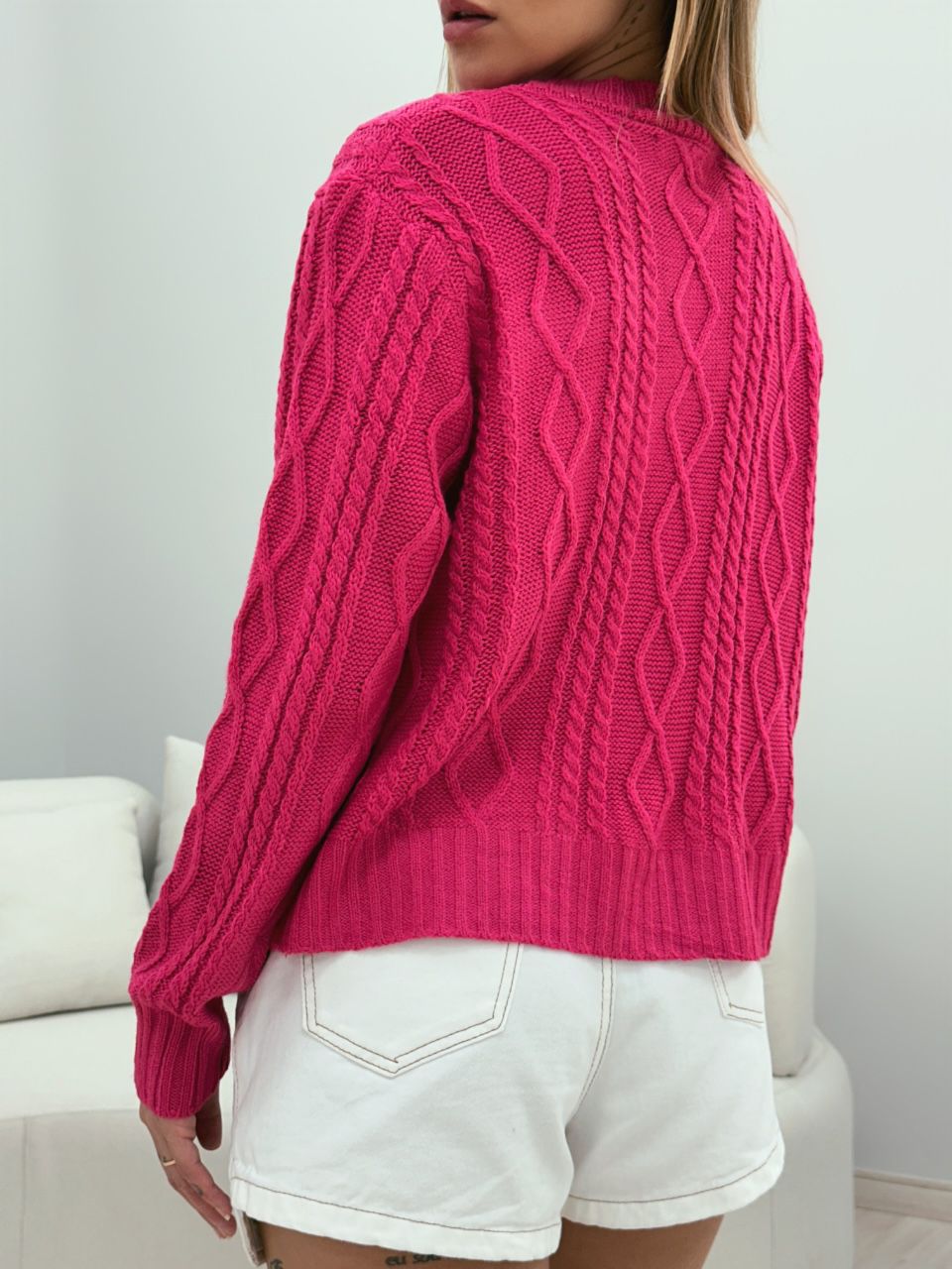 CONJUNTO LAÍS TOP CARDIGAN PINK