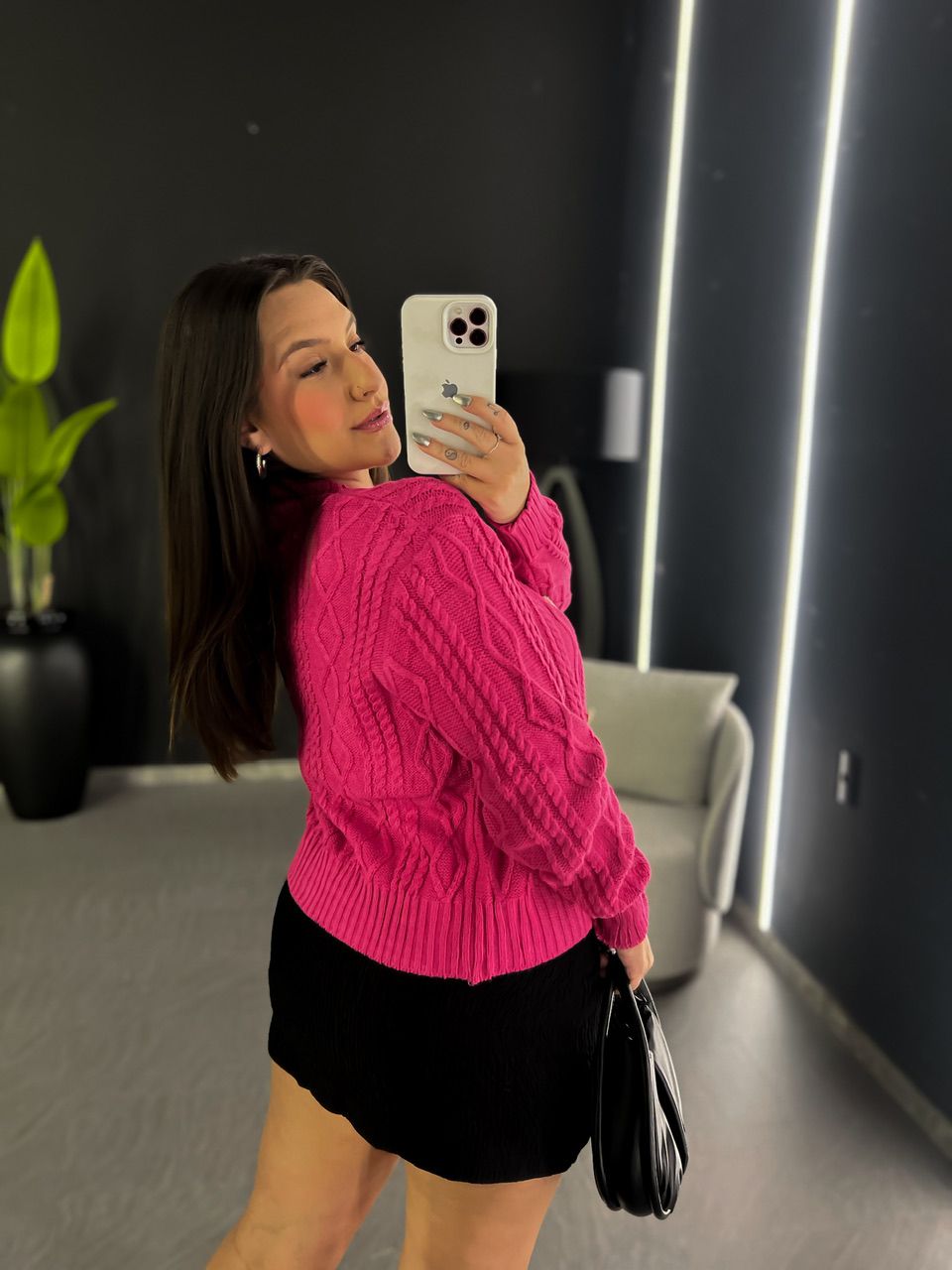 CONJUNTO LAÍS TOP CARDIGAN PINK