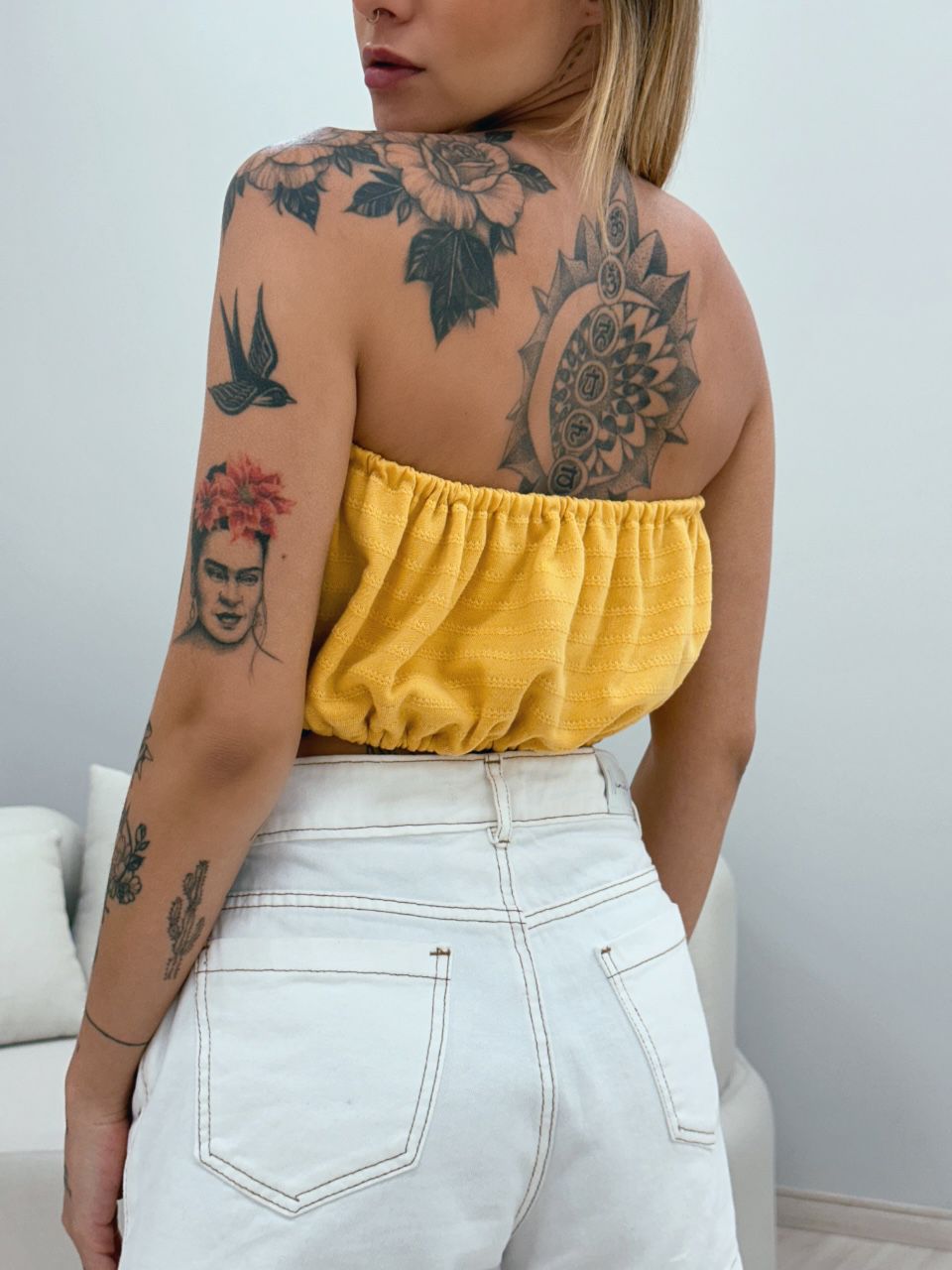 TOP CF FAIXA 02 AMARELO
