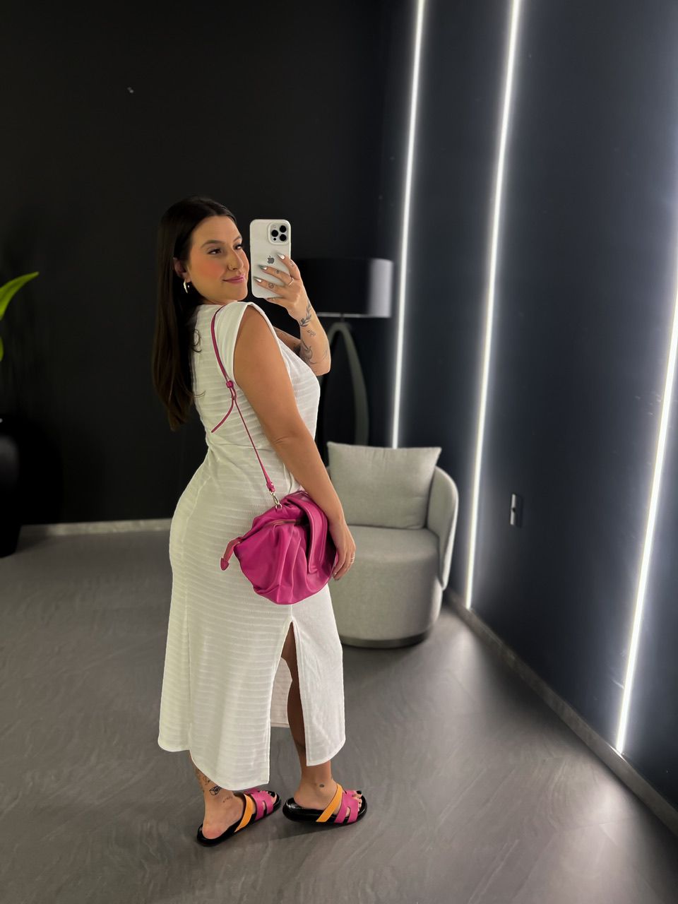 VESTIDO CF MUSCLE LONGO OFF