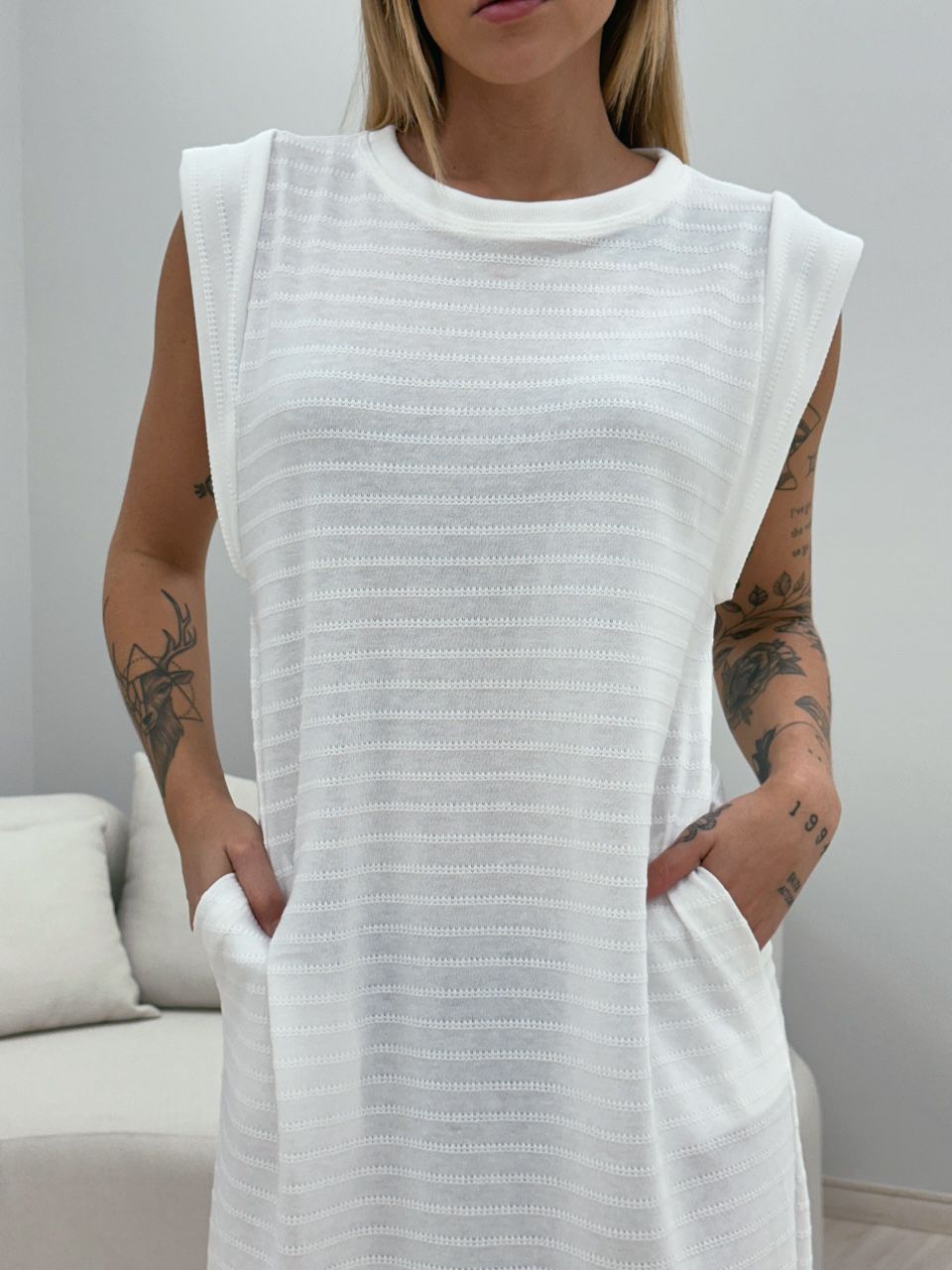 VESTIDO CF MUSCLE LONGO OFF
