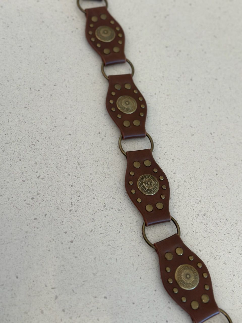 CINTO thayna BOHO CARAMELO/DOURADO
