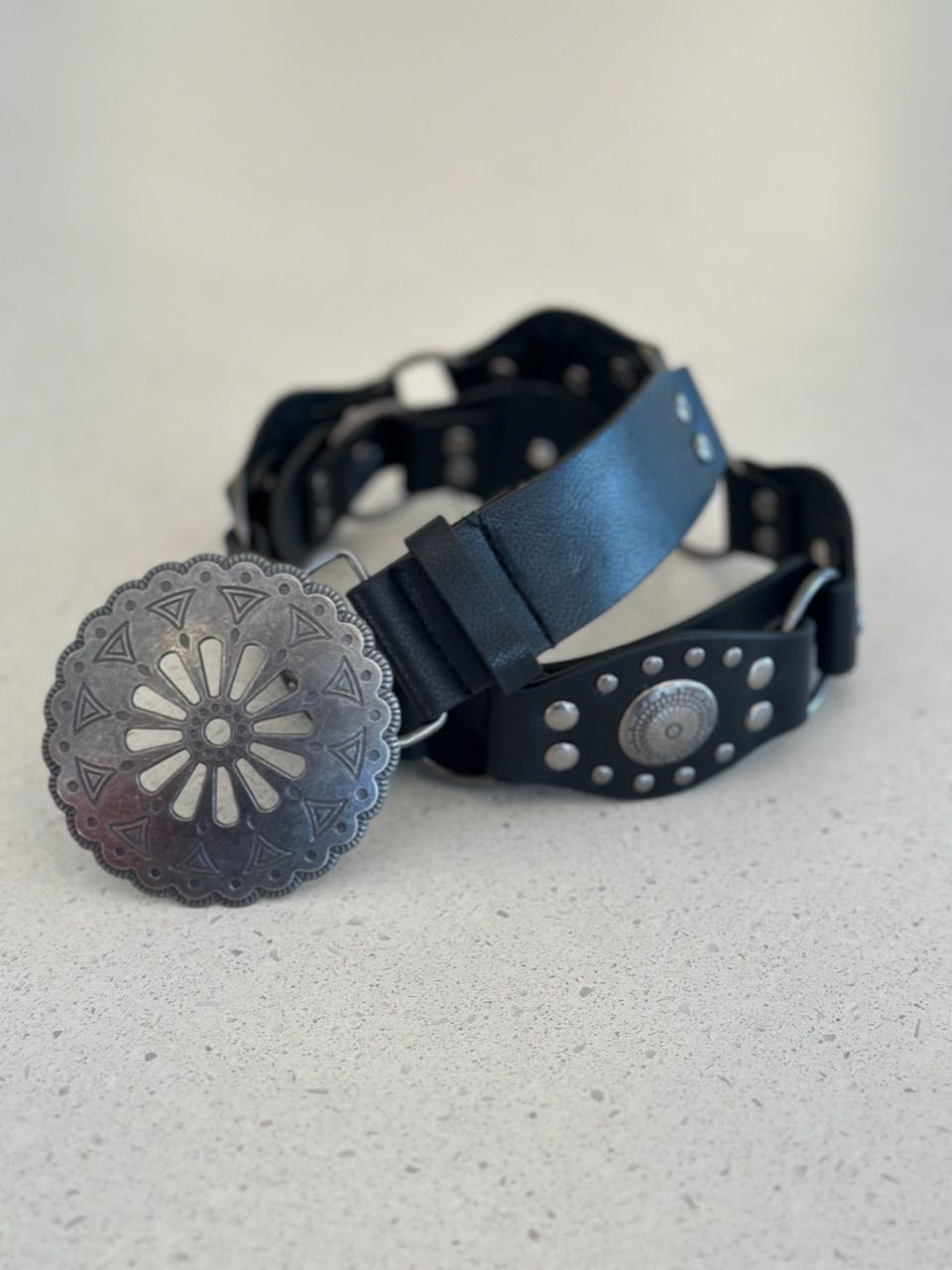 CINTO thayna BOHO PRETO/PRATA - 0061590416 - CAROLLA FERRARO