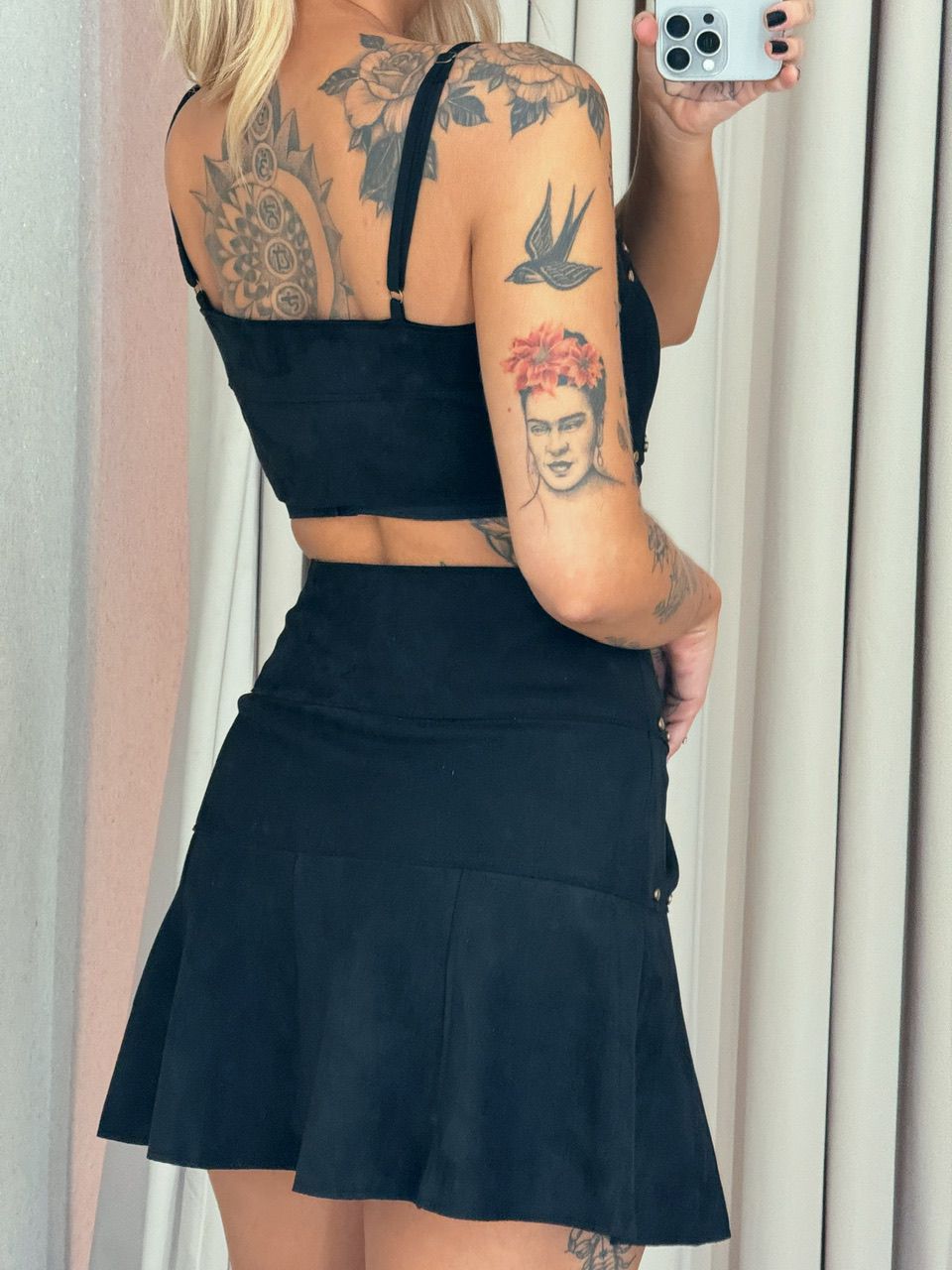 CONJUNTO DALLAS SAIA PRETO