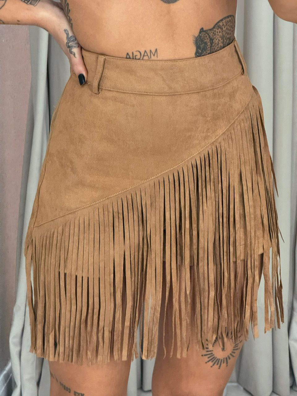 SHORT MARIANA FRANJAS CARAMELO