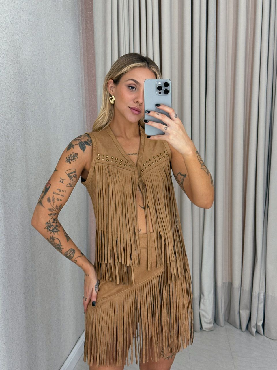 SHORT MARIANA FRANJAS CARAMELO
