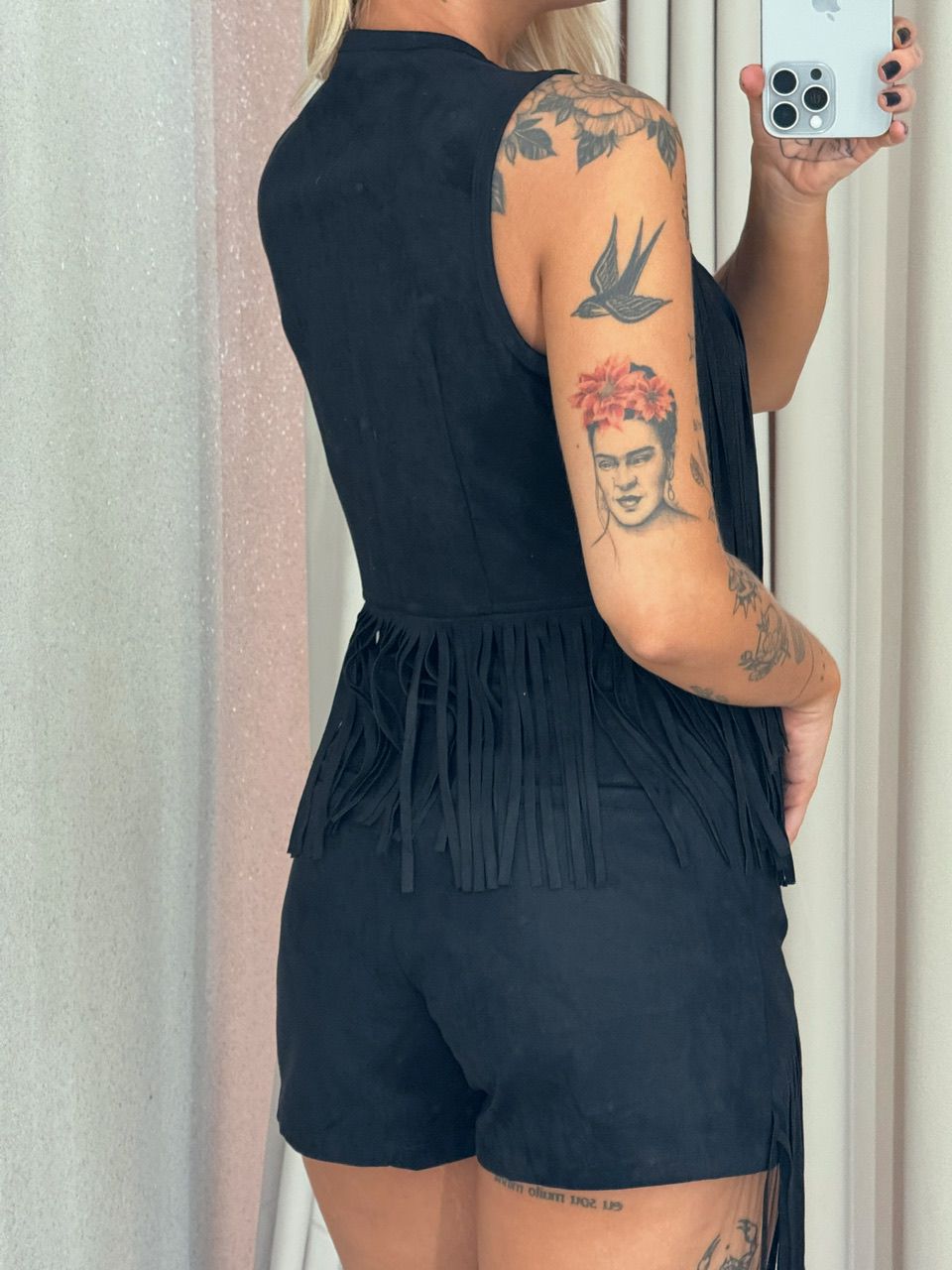 SHORT MARIANA FRANJAS PRETO