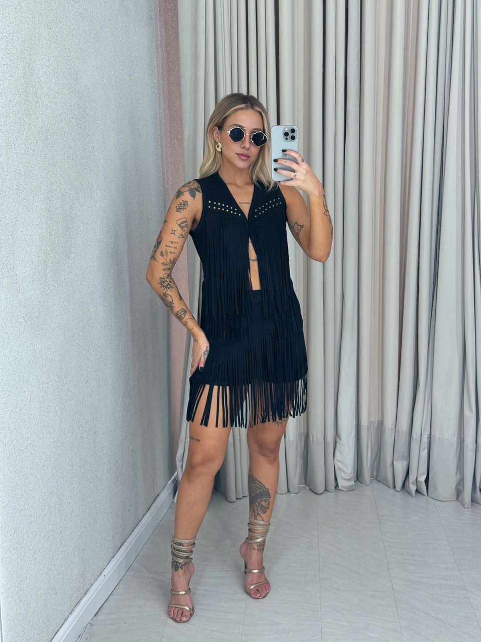 SHORT MARIANA FRANJAS PRETO