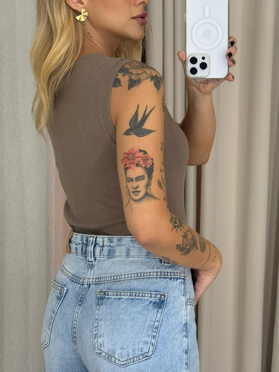 BLUSA ALESSANDRA CAVADA CAPUCCINO 