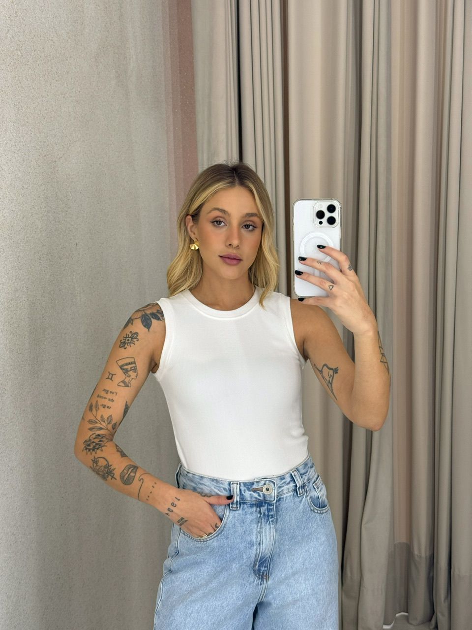 BLUSA ALESSANDRA CAVADA OFF - 0062480048 - CAROLLA FERRARO