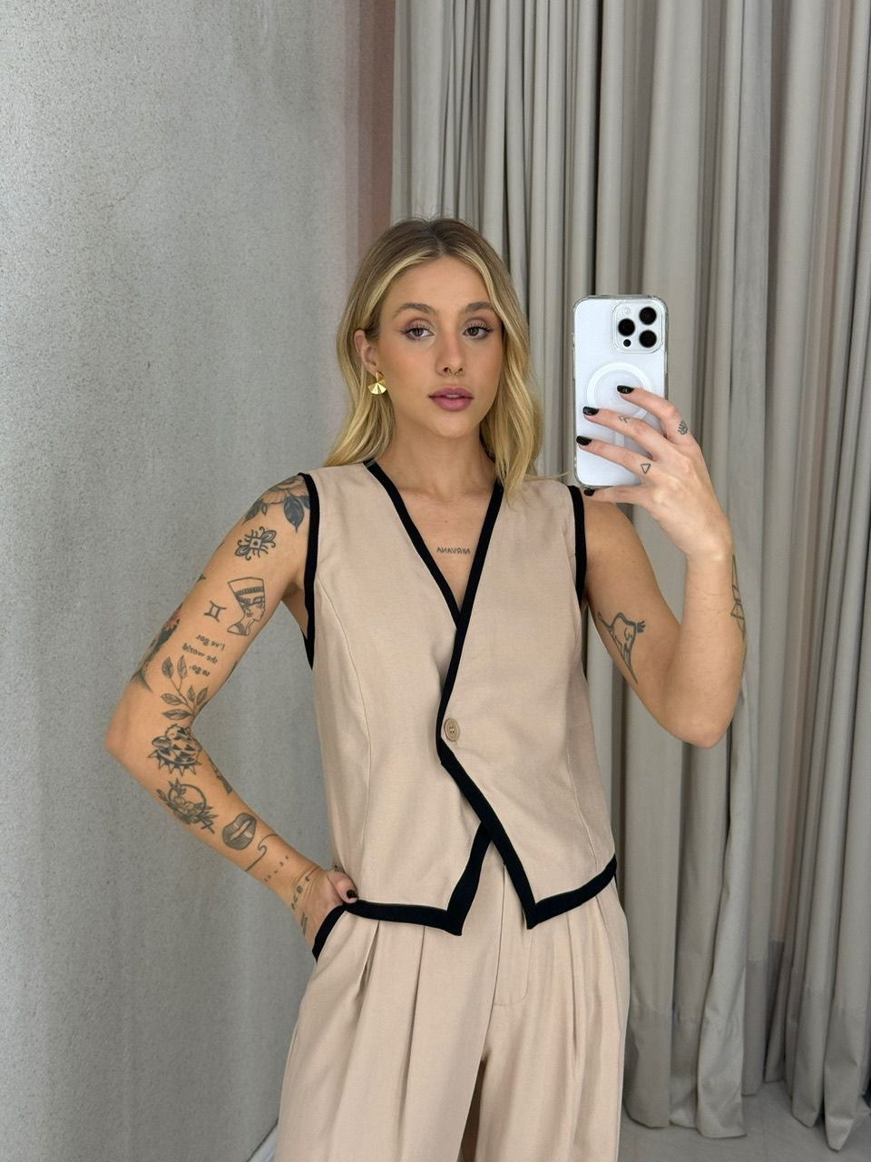 CONJUNTO LUCIA COLETE Areia