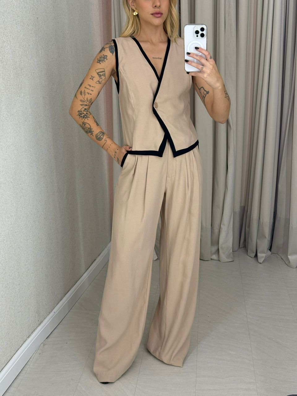 CONJUNTO LUCIA COLETE Areia