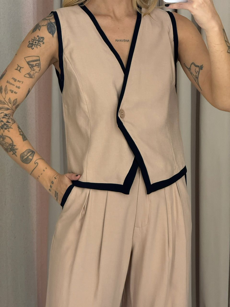 CONJUNTO LUCIA COLETE Areia