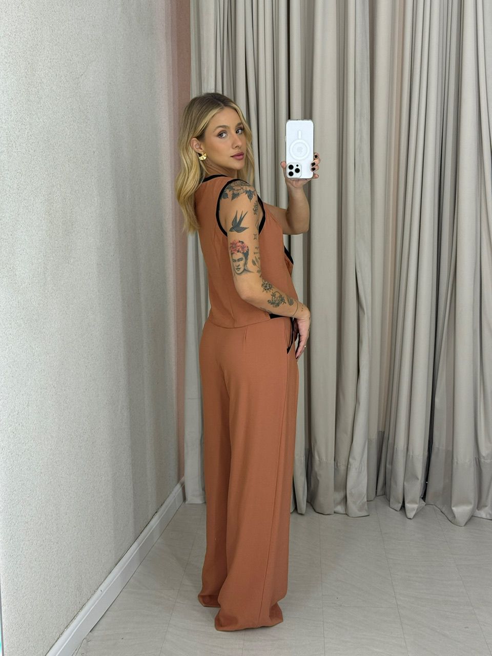 CONJUNTO LUCIA COLETE Caramelo