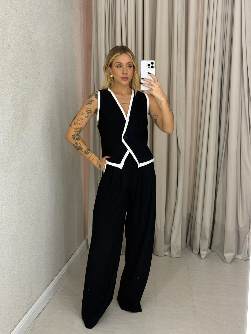 CONJUNTO LUCIA COLETE preto - 0062510032 - CAROLLA FERRARO