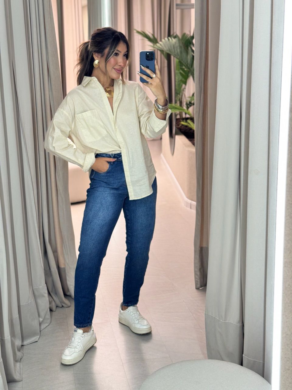 CALÇA KEROLYN SKINNY Jeans Escuro
