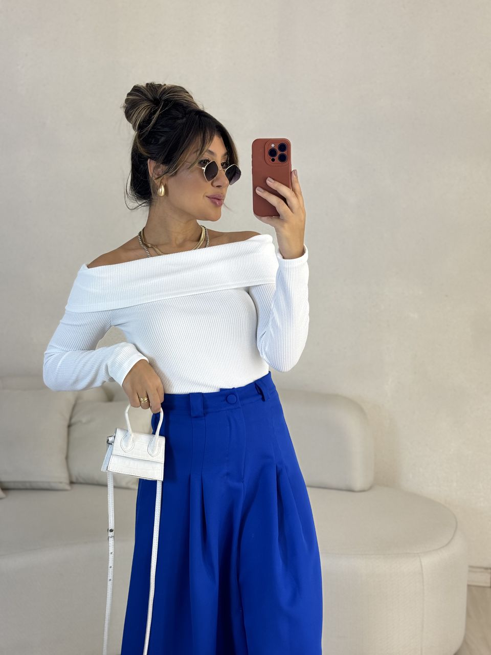 SAIA GABRIELY MIDI AZUL