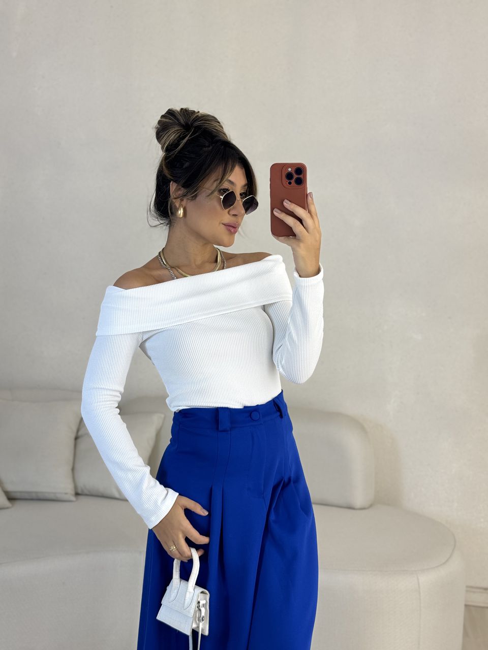 SAIA GABRIELY MIDI AZUL