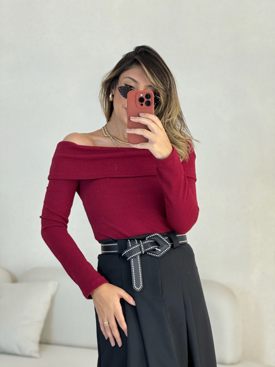SAIA GABRIELY MIDI PRETA