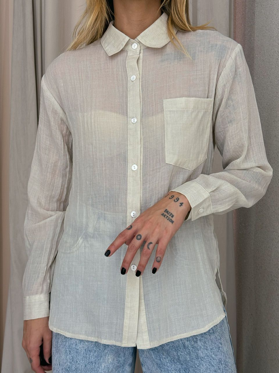 CAMISA DENISE LISA AREIA