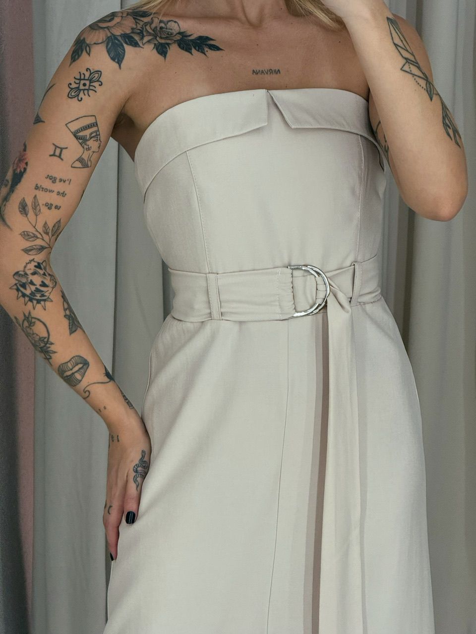 VESTIDO ARIANA TOMARA QUE CAIA MARFIM