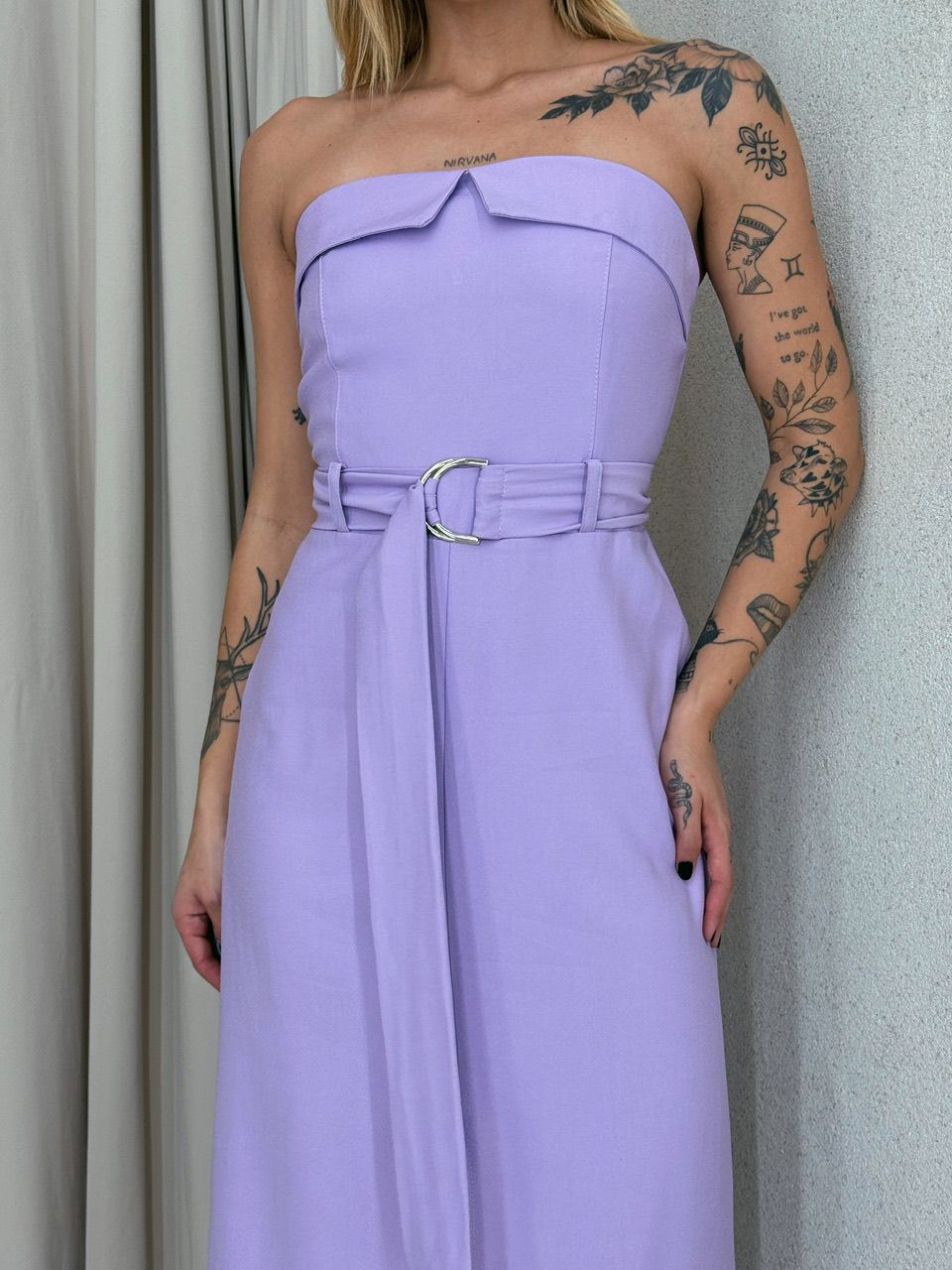 VESTIDO ARIANA TOMARA QUE CAIA LILÁS