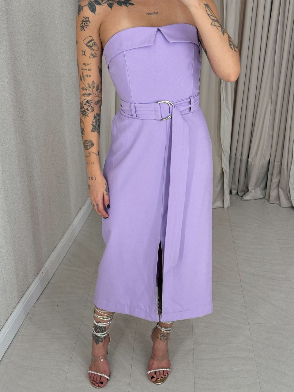 VESTIDO ARIANA TOMARA QUE CAIA LILÁS