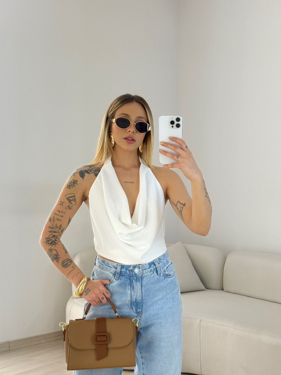 BLUSA GIULIA CF DECOTE OFF
