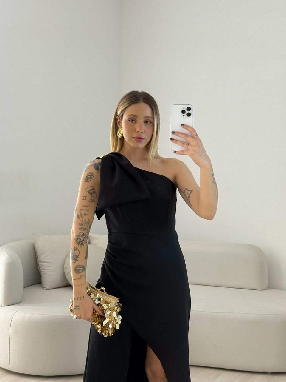VESTIDO ALEXIA LAÇO PRETO