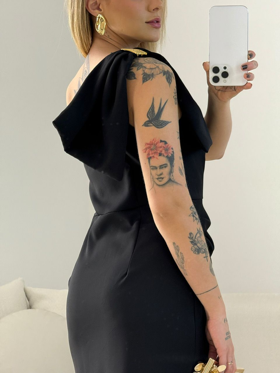 VESTIDO ALEXIA LAÇO PRETO