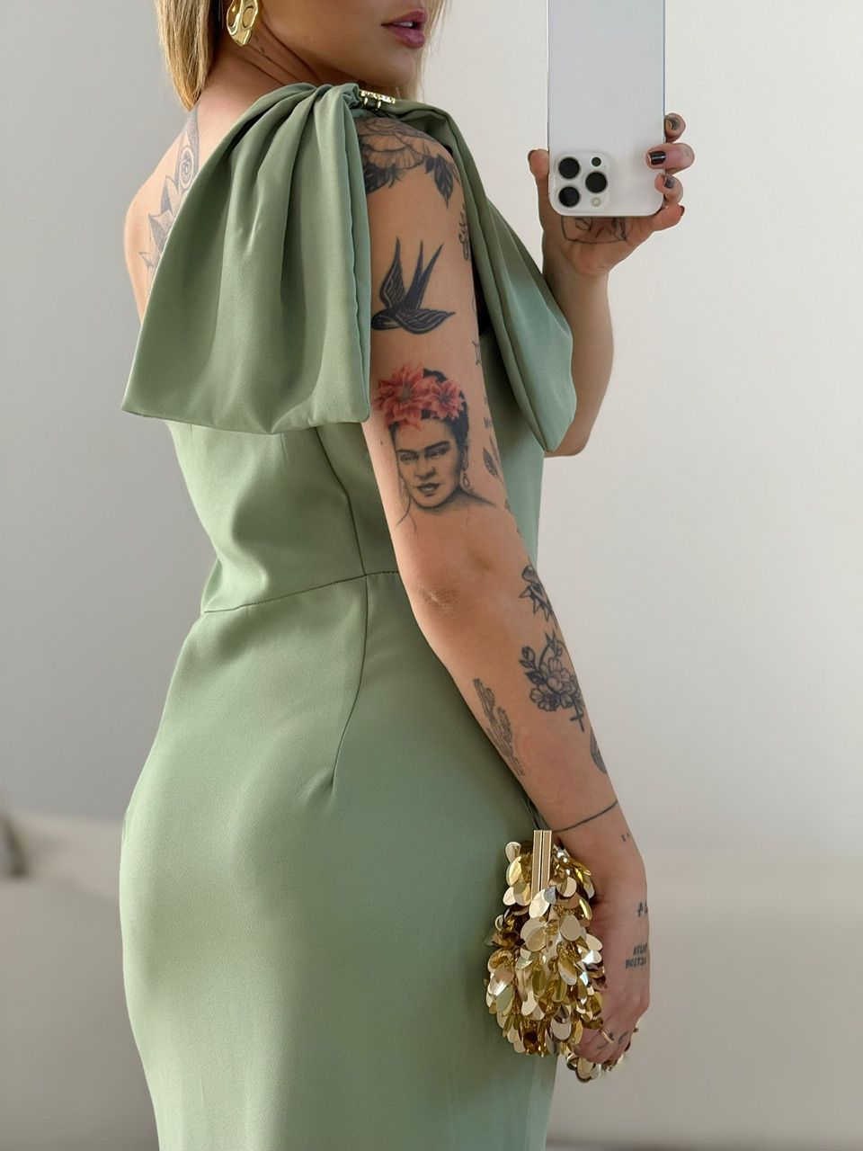 VESTIDO ALEXIA LAÇO VERDE