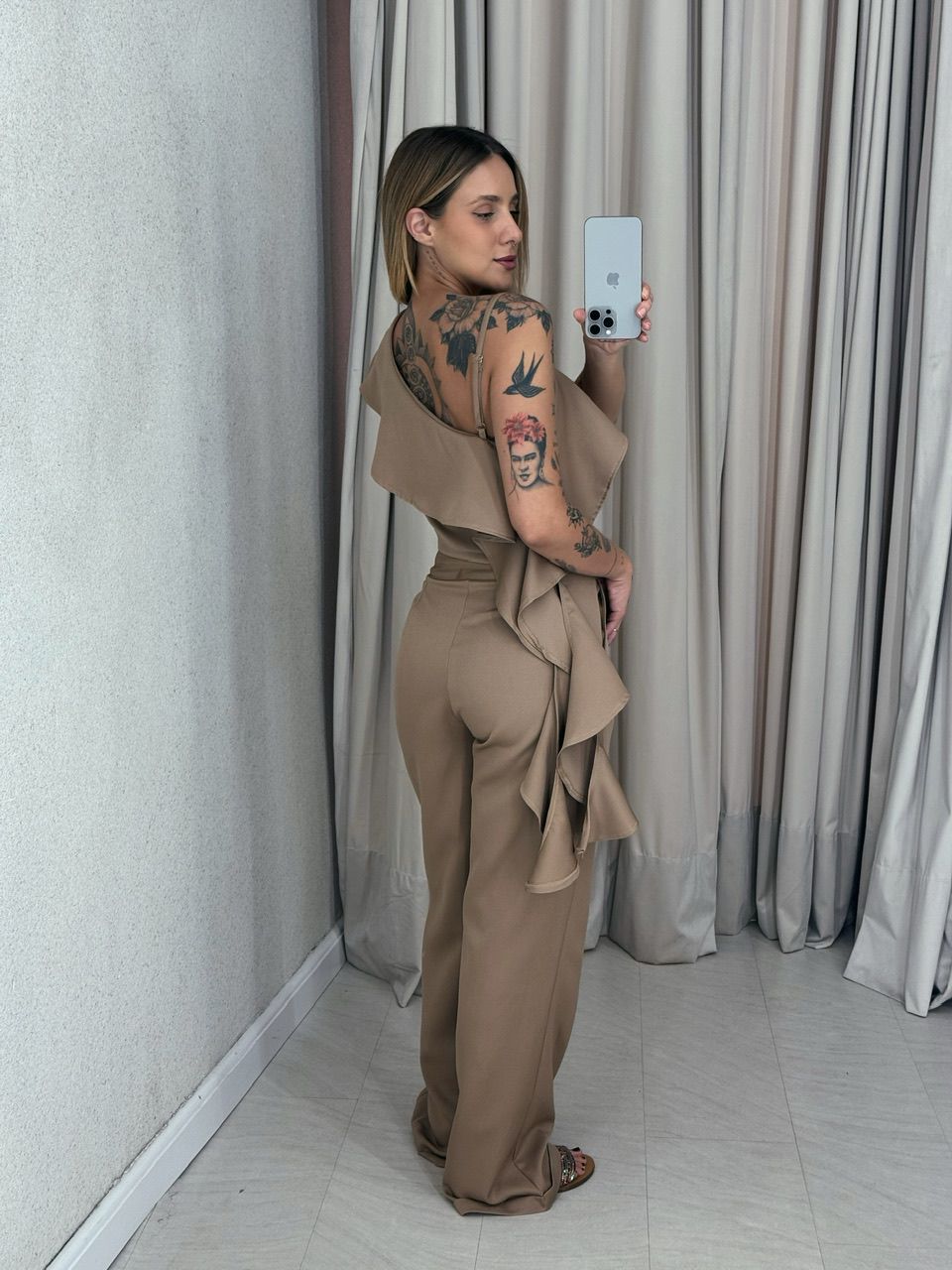 CONJUNTO FABIOLA CALÇA NUDE