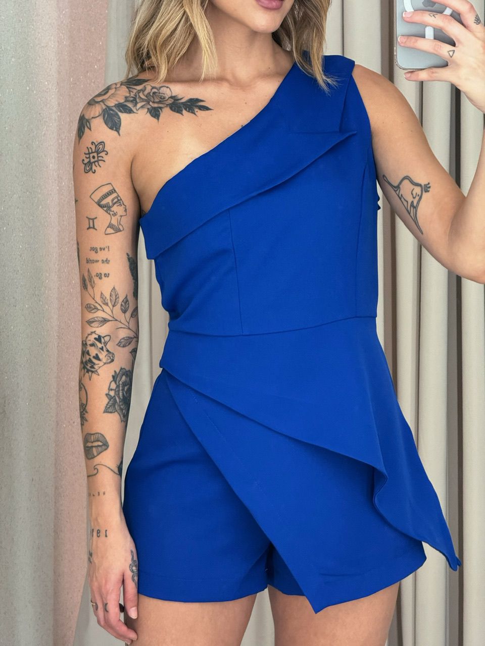 CONJUNTO SABRINA SHORT AZUL