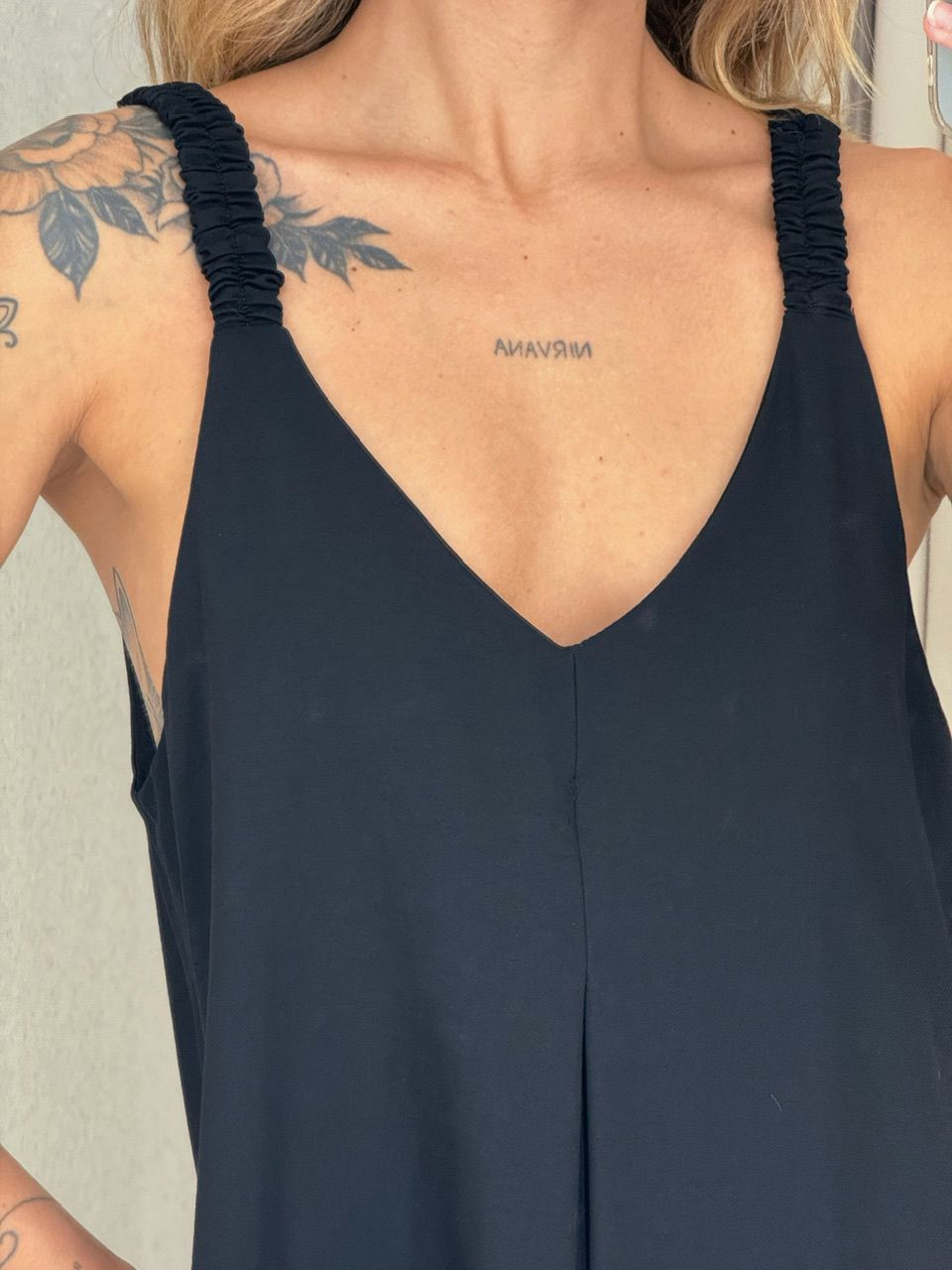 VESTIDO SUZANE 02 ALÇA PRETO
