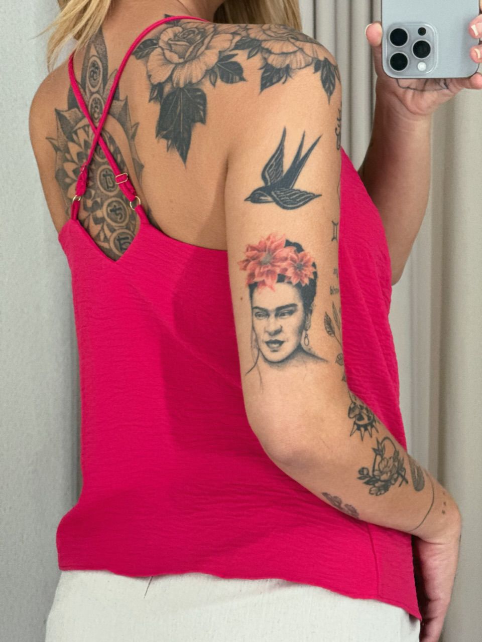 BLUSA PRISCILA ALÇA Pink