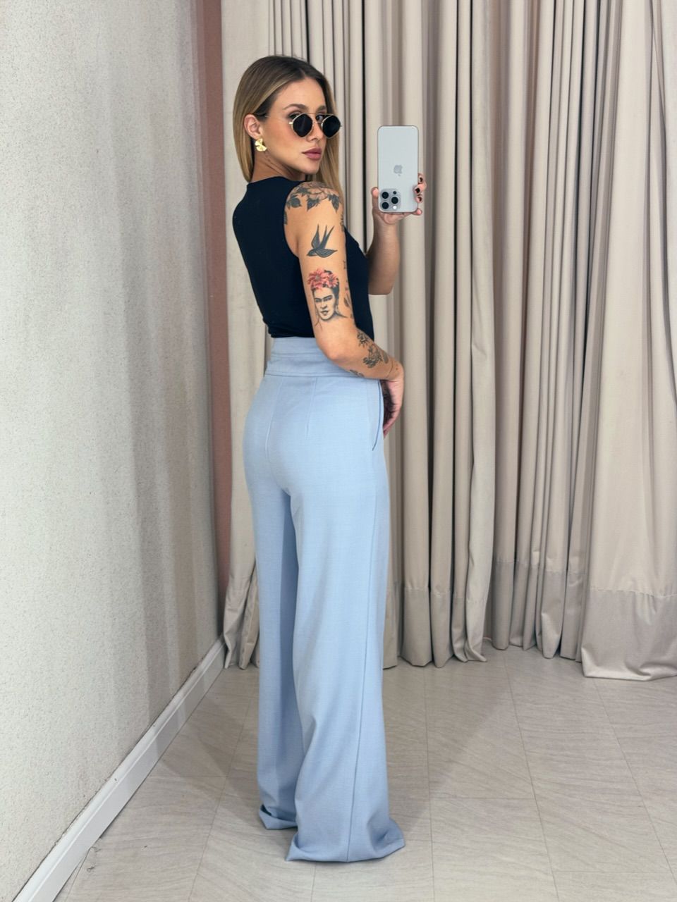 CALÇA KAREN PANTALONA AZUL
