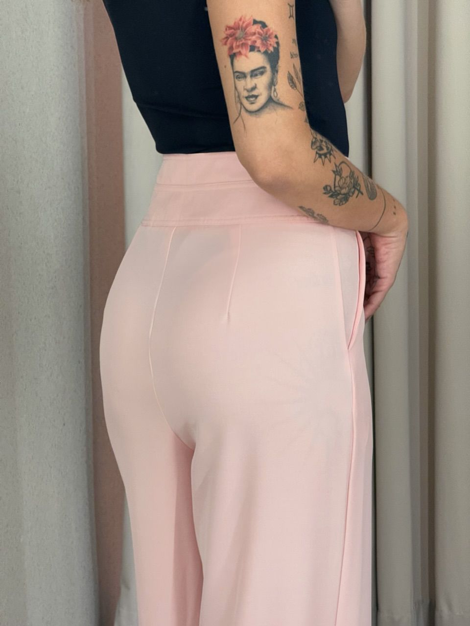 CALÇA KAREN PANTALONA BABY PINK