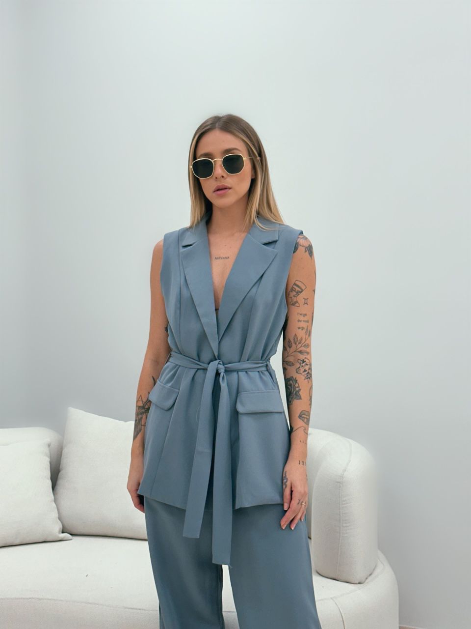 CONJUNTO GABI COLETE CINZA