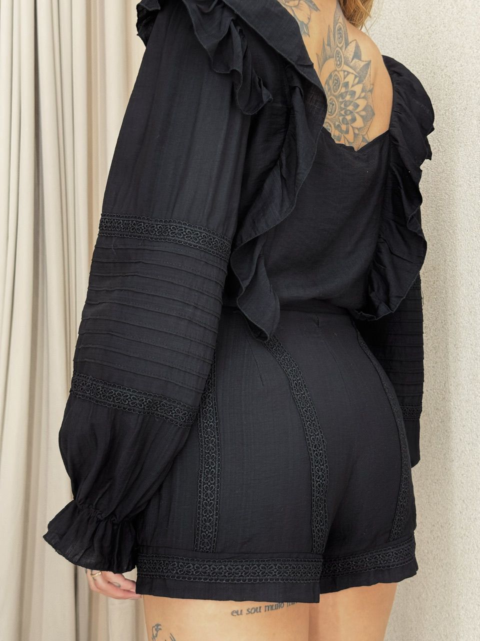 CONJUNTO ALESSANDRA BOHO PRETO