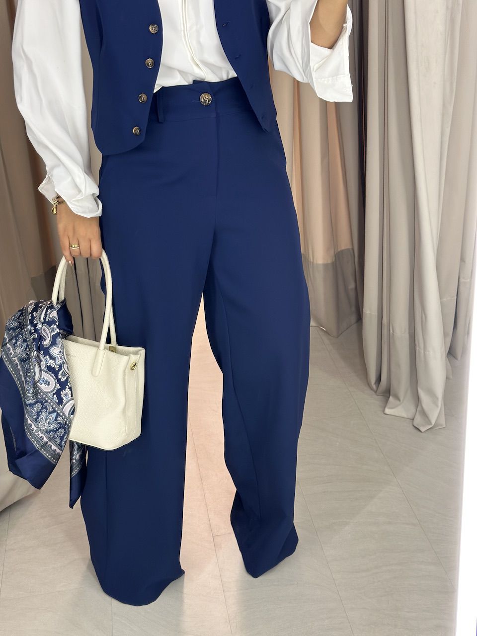 CONJUNTO VIRGÍNIA CALÇA MARINHO