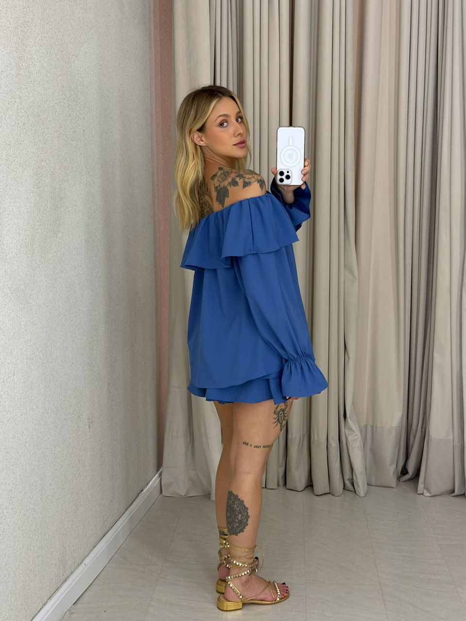 CONJUNTO ZOE BABADOS AZUL