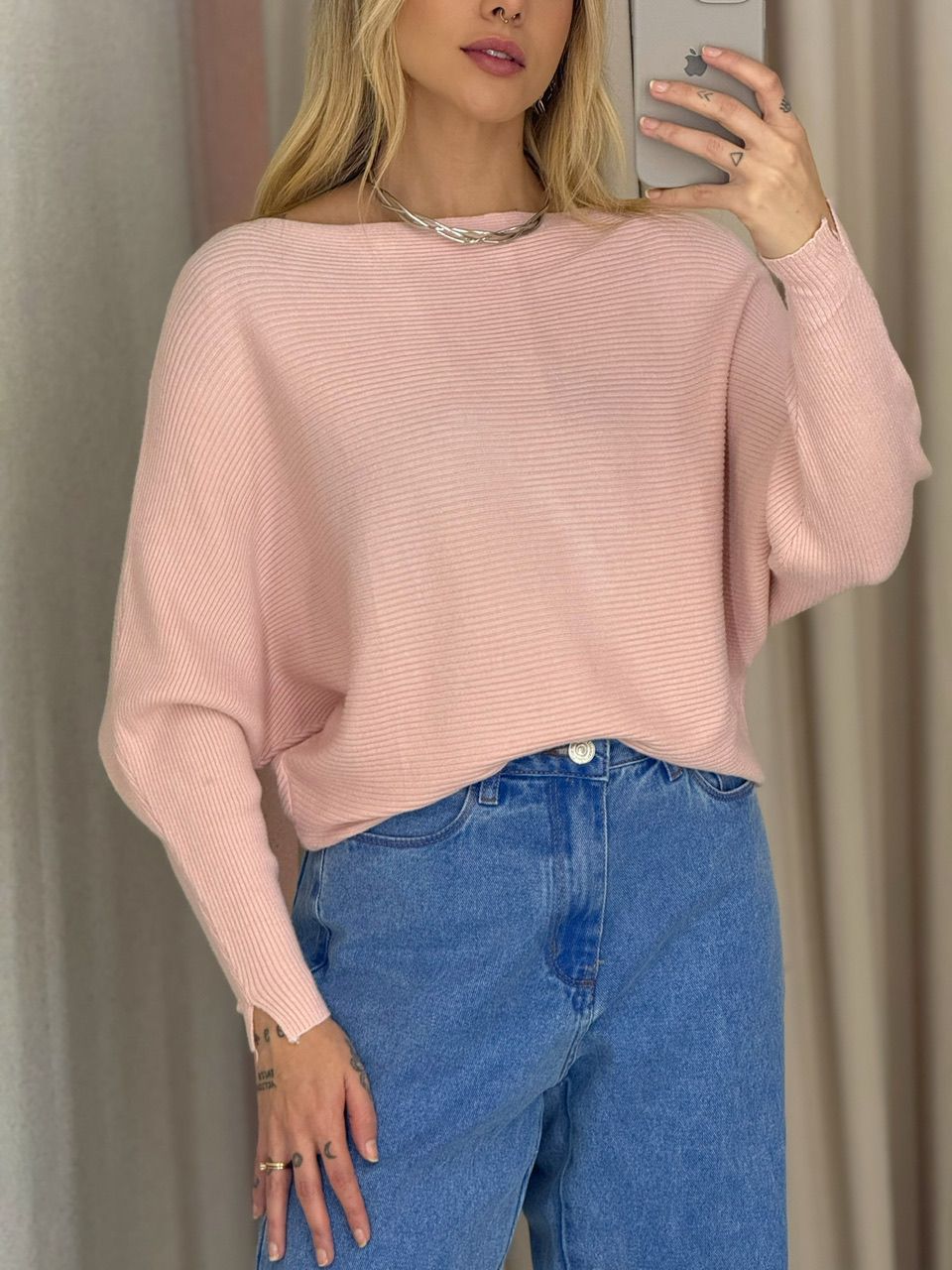 BLUSA ADRIANE TRICOT ROSA